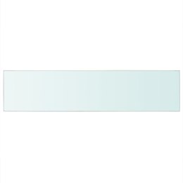 VidaXL Półka szklany, bezbarwny panel, 110x25 cm