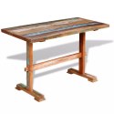 VidaXL Stół do jadalni z litego drewna odzyskanego, 120x58x78 cm
