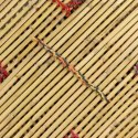 VidaXL Stolik kawowy z detalami w stylu chindi, bambus, wielokolorowy