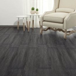 VidaXL Panele podłogowe PVC, 5,26 m², 2 mm, czarno-białe, bez kleju