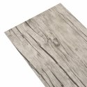 VidaXL Panele podłogowe PVC 5,26 m², 2 mm, spłowiały dąb, bez kleju