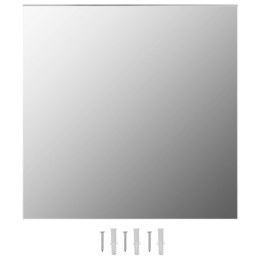 VidaXL Lustro ścienne, 60 x 60 cm, kwadratowe, szklane