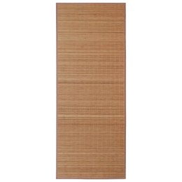 VidaXL Mata bambusowa na podłogę, 100x160 cm, brązowa