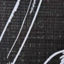 VidaXL Składany parawan, 228x170 cm, motyw piór, czarno-biały