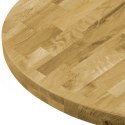 VidaXL Okrągły blat do stolika z litego drewna dębowego, 44 mm, 700 mm