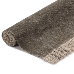 VidaXL Dywan typu kilim, bawełna, 120 x 180 cm, taupe
