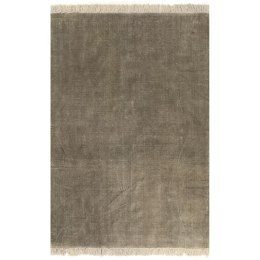 VidaXL Dywan typu kilim, bawełna, 160 x 230 cm, taupe