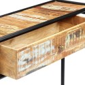 VidaXL Stolik konsola, 118 x 30 x 75 cm, lite drewno z odzysku