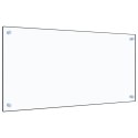 VidaXL Panel ochronny do kuchni, przezroczysty, 80x40 cm, szkło