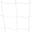 VidaXL Bramki piłkarskie z siatkami, 2 szt. 182x61x122 cm, stal, białe