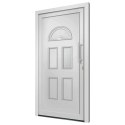 VidaXL Drzwi wejściowe zewnętrzne, białe, 98 x 198 cm