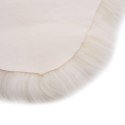 VidaXL Dywanik ze skóry owczej, 60 x 90 cm, biały