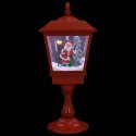 VidaXL Świąteczna latarenka stojąca z Mikołajem, 64 cm, LED