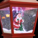 VidaXL Świąteczna latarenka stojąca z Mikołajem, 64 cm, LED
