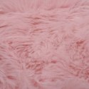 VidaXL Dywanik, 60 x 90 cm, sztuczna owcza skóra, różowy