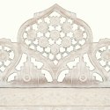 VidaXL Parawan 5-panelowy, rzeźbiony, biały, 200x165 cm, drewno mango