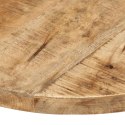 VidaXL Blat stołu, lite drewno mango, okrągły, 25-27 mm, 40 cm