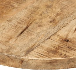 VidaXL Blat stołu, lite drewno mango, okrągły, 25-27 mm, 40 cm