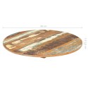 VidaXL Okrągły blat stołu, 60 cm, 15-16 mm, lite drewno odzyskane