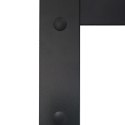 VidaXL Drzwi przesuwne, aluminium i szkło ESG, 90x205 cm, czarne