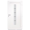 VidaXL Drzwi zewnętrzne, aluminium i PVC, antracytowe, 100x210 cm